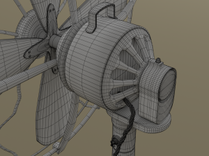 vintage old fan 3Dモデル