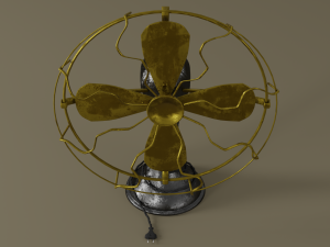 vintage old fan 3Dモデル