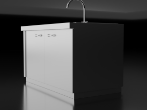 food truck sink 3D Model