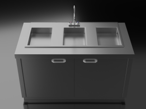 food truck sink 3D Model