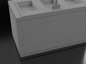 food truck sink 3D Model