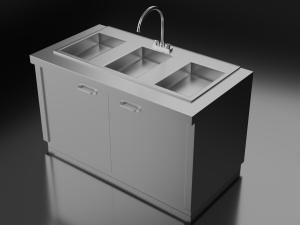 food truck sink 3D Model