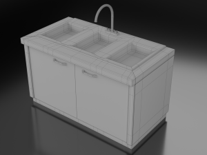 food truck sink 3D Model
