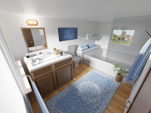 bathroom scene Model 3D