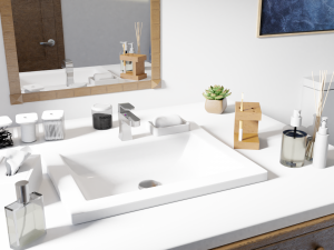 bathroom scene Model 3D