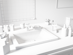 bathroom scene Model 3D