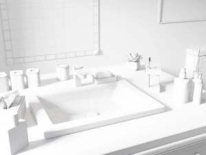 bathroom scene 3D Model