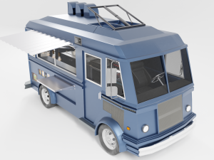 fast food truck 3D Модель