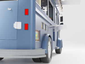fast food truck 3D Модель