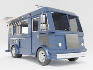 fast food truck 3D Модель