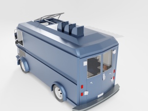fast food truck 3D Модель