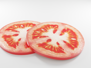 tomato slice 3D 模型