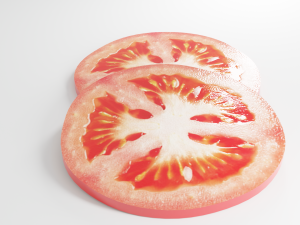 tomato slice 3D 模型