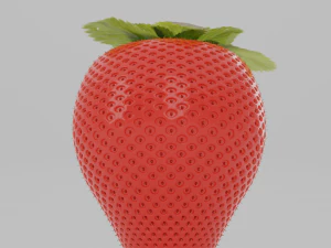 клубника пбр 3D Модель