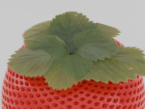 strawberry pbr Modelo 3D