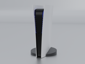 sony playstation 5 and the digital edition Model 3D