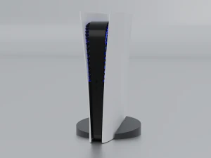 sony playstation 5 and the digital edition 3D Model
