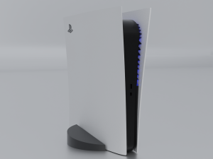 sony playstation 5 and the digital edition Model 3D