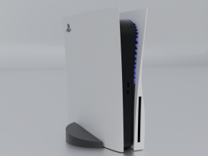 sony playstation 5 and the digital edition Model 3D