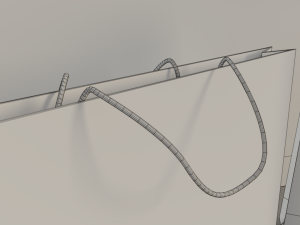 dior shopping bag Modelo 3D