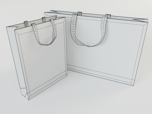 gucci shopping bag Modelo 3D