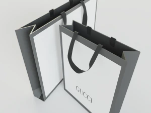 gucci shopping bag 3D Model