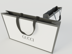 gucci shopping bag Modelo 3D