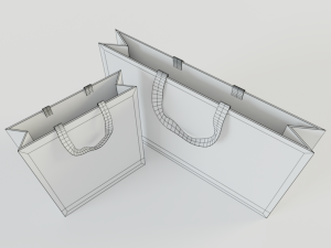 gucci shopping bag Modelo 3D