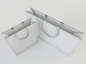 gucci shopping bag 3D Model