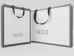 gucci shopping bag 3D Model