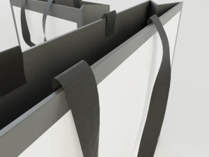 gucci shopping bag 3D Model