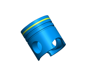 Crankshaft connecting rod piston assembly Modèle 3D