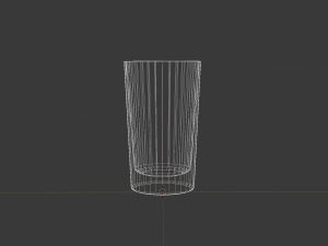 empty glass - medium size 3D Модель
