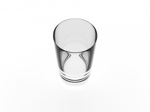 empty glass - medium size 3D Модель