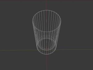 empty glass - medium size 3D Модель