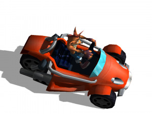 crash bandicoot - trikee crash tag team racing 3d print model 3D Print Model