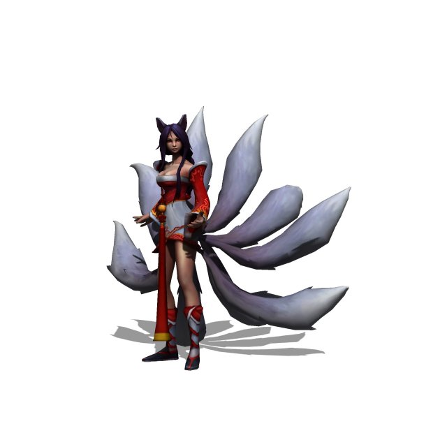 ahri league of legends 3d print model Modèles 3D en vedette .c4d .max .obj .3ds .fbx .stl .blend