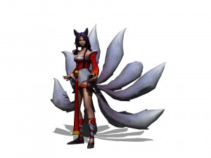 ahri league of legends 3d print model 3D 프린트 모델