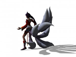 ahri league of legends 3d print model Modèles 3D en vedette