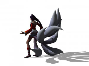 ahri league of legends 3d print model 3D Print Model