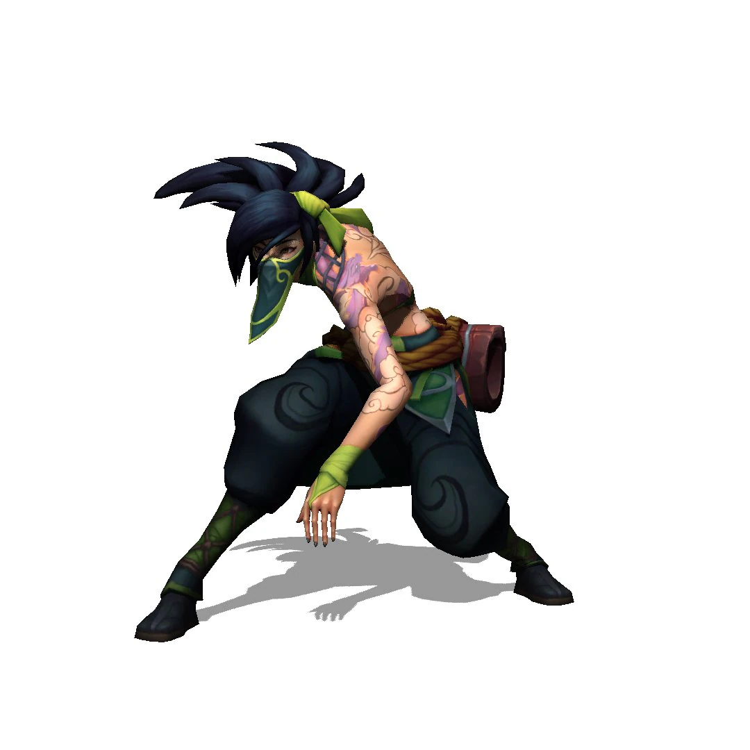 akali league of legends 3d print model 3D Print Model .c4d .max .obj .3ds .fbx .stl .blend 