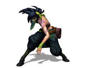 akali league of legends 3d print model 3D 프린트 모델