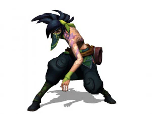 akali league of legends 3d print model 3D Print Model