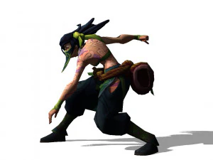 akali league of legends 3d print model 3D Print Model