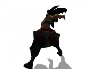 akali league of legends 3d print model 3D 打印模型