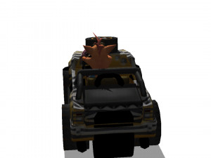 crash bandicoot - crikey crash tag team racing 3d print model 3D प्रिंट मॉडल