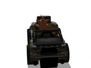 crash bandicoot - crikey crash tag team racing 3d print model 3D Print Model