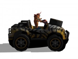 crash bandicoot - crikey crash tag team racing 3d print model 3D प्रिंट मॉडल