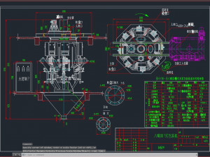 BHYW 8 spouts automatic rotary cement packing machine 3D Model