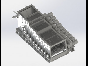 BRS-1410 ROLLER FEEDER WOBBLER 3D-2D 3D Model